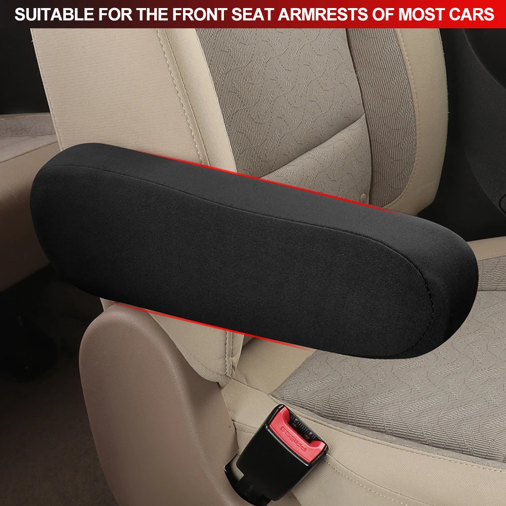 Car Seat Armrest Cover Universal Interior Auto Armrests Dust-proof Hand Armrest Protector Soft Comfortable Elastic Cloth Covers