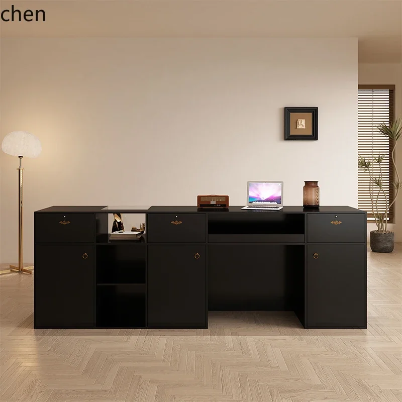 D1 Minimalist Clothing Store Cash Register Women's Clothing Store Bar Table Small Shop Counter Display Counter