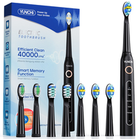 YUNCHI Y5 Electric Toothbrush with 8 Brush Head Deep Cleaning Rotating Vibration Oral Care Usb Charging Electric Toothbrush Set