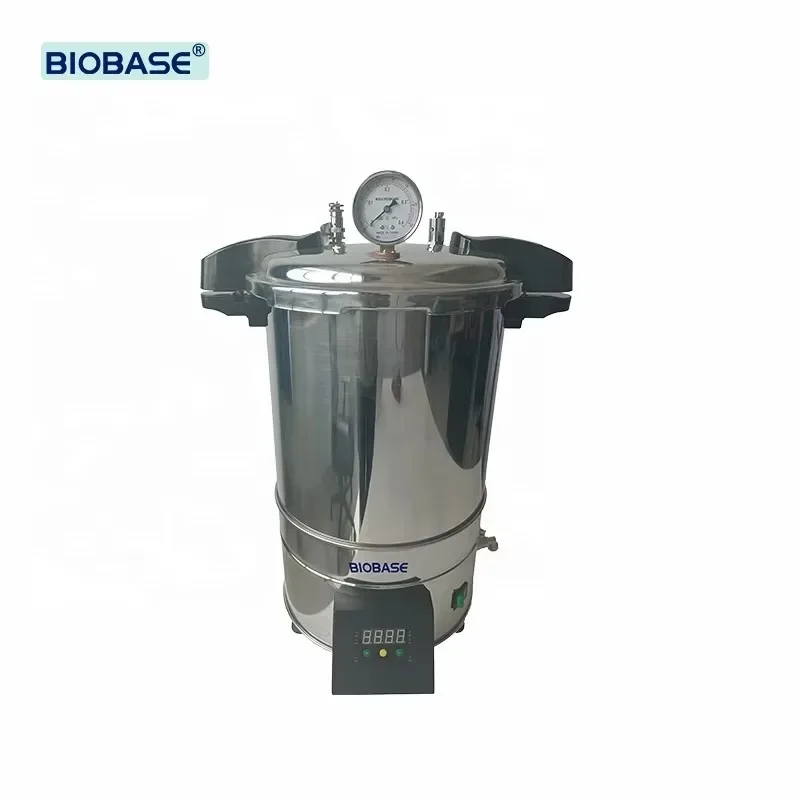 BIO BASE Portable LPG Electric Heating Medical den tal Autoclave machine Laboratory mushroom autoclave 24 liter steam sterilizer