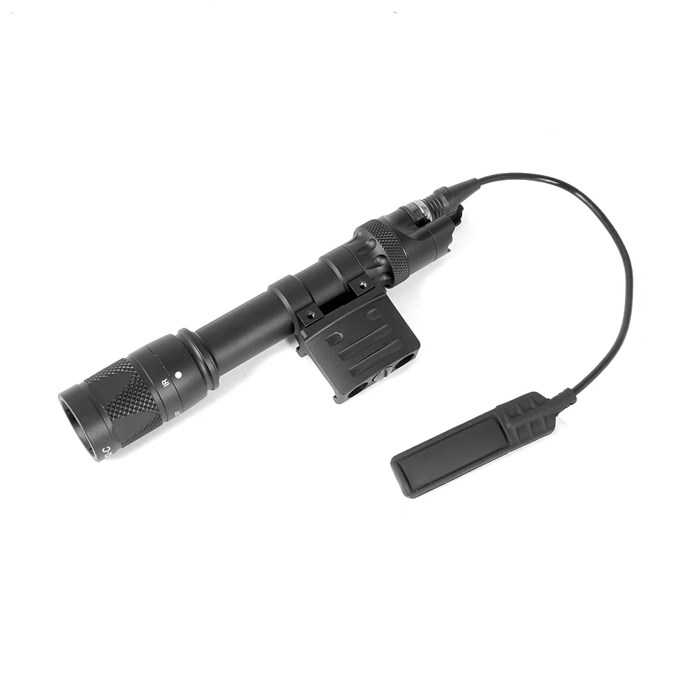 Tactical M612V Flashlight 6-Vampire Scout Light WeaponLight IR/Strobe & Led White Light With DS07 Switch Assembly & RM45 Mount