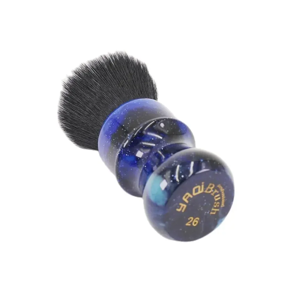 Shaving Brush YAQI 26MM Mysterious Space Color Handle Tuxedo Wet Shaving Brush For Mens