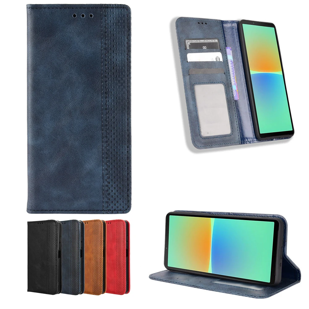 حافظة مغناطيسية لهاتف Tecno Pop 9 8 7 6 جلد فاخر 3 بطاقات فتحة مقاومة للصدمات غطاء قلاب للكتاب لـ Tecno Spark GO 2025 2024 2023