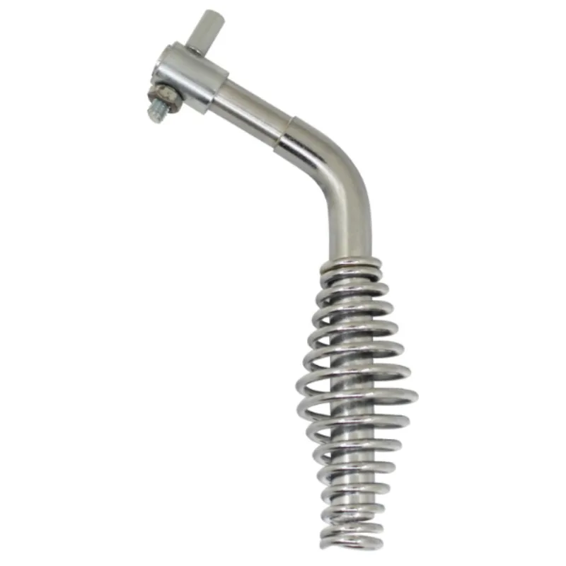 1pcs Spring Handle with Rod Boiler door handle for BBQ pits wood burning stove Door accessories