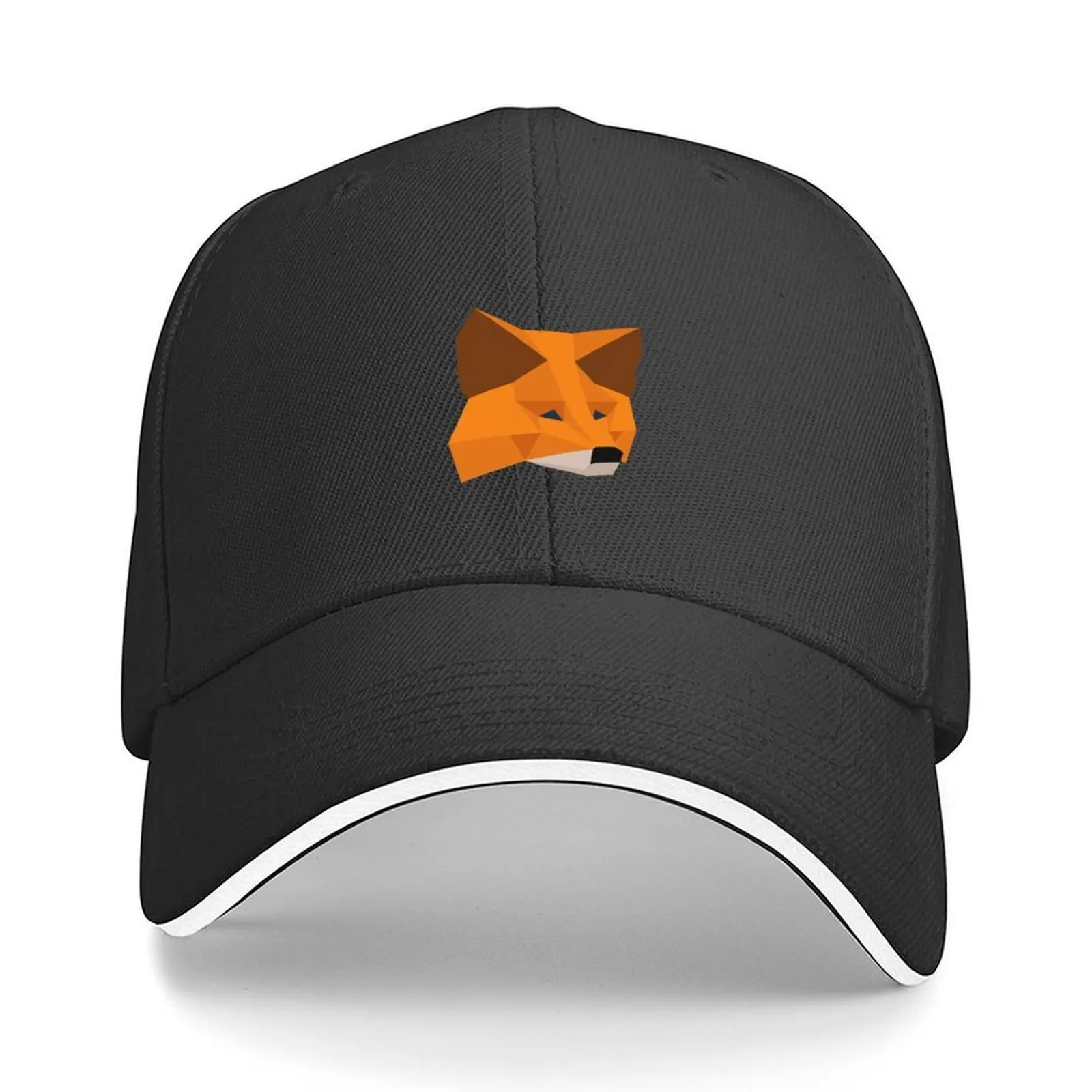 

MetaMask Baseball Cap Luxury man cap derby hat cute Funny hats Men's Baseball Women's