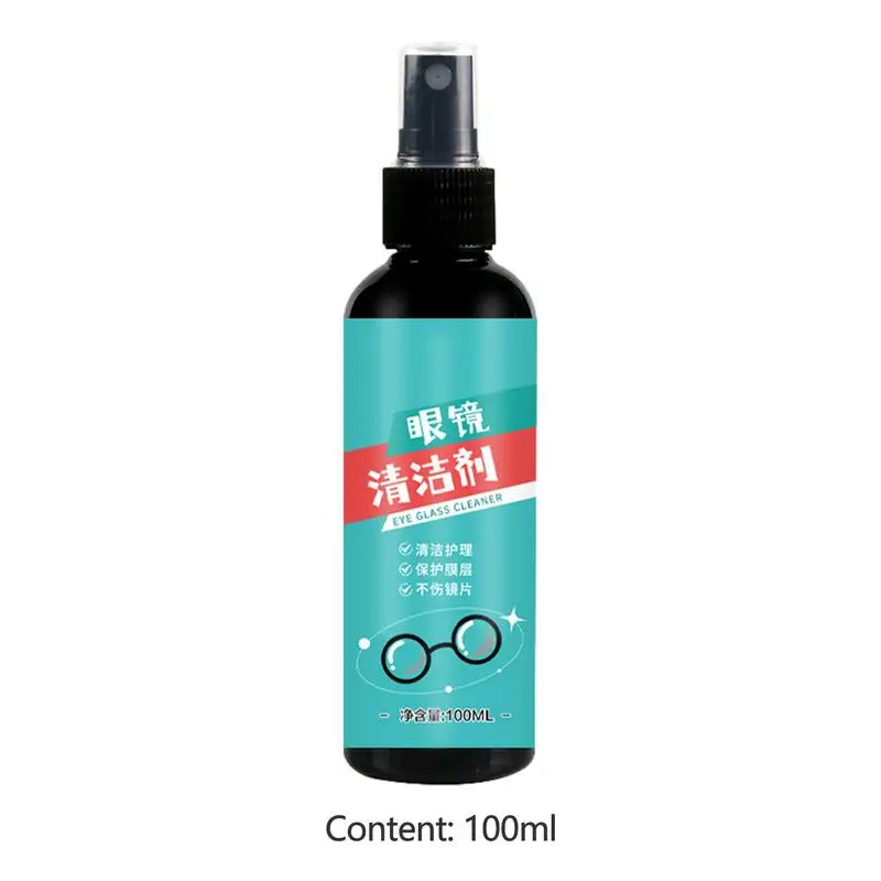 Limpador de lentes spray 100ml limpador de tela spray óculos removedor de poeira para óculos de sol gadgets de limpeza removedor de manchas para