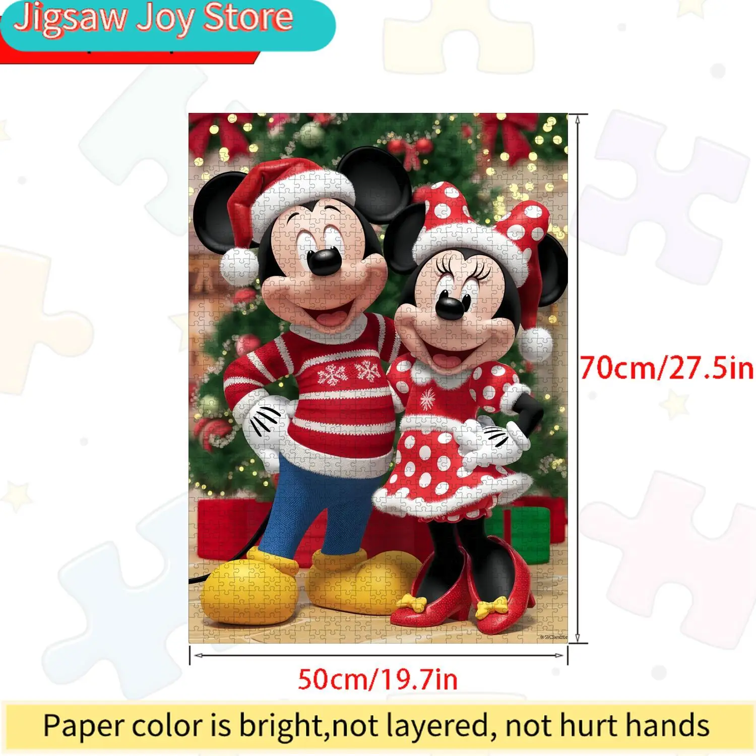 A Boxed Set of 1000pcs, Classic Image Pattern Design, High-Difficulty Paper Jigsaw Puzzle - Large Interactive Adult And Family