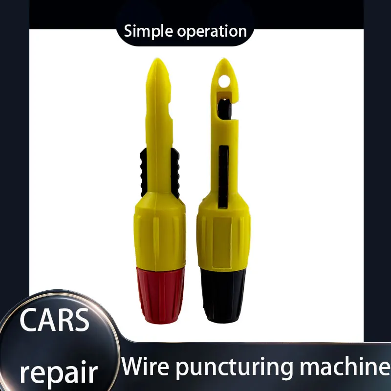 

2PCS Insulation Wire Piercing Puncture Probe Test Hook Clip with 2mm Socket Automotive Car Repair