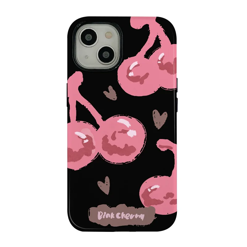 

Creative Cherry Banana Filin Duo Women's Phone Case Suitable for iPhone 11-16