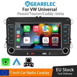 7 inch Car Radio Wireless CarPlay Android Auto For VW/Passat/Touran/Caddy /Jetta Car Radio Stereo Car Multimedia Player