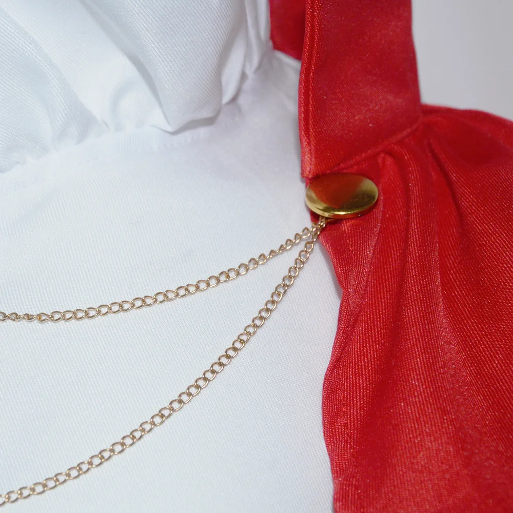 Cake Island Incident Vinsmoke Sanji Cosplay Costume White Ruffles Shirt Pants Red Cape Suit Halloween Man Woman Adult Costumes view 5