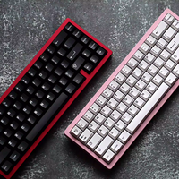 121 Keys Aifei WOB BOW Keycaps White Black ABS Double Shot Cherry Profile Custom Mechanical Keyboard Anne Pro 2 AULA F75 Ajazz