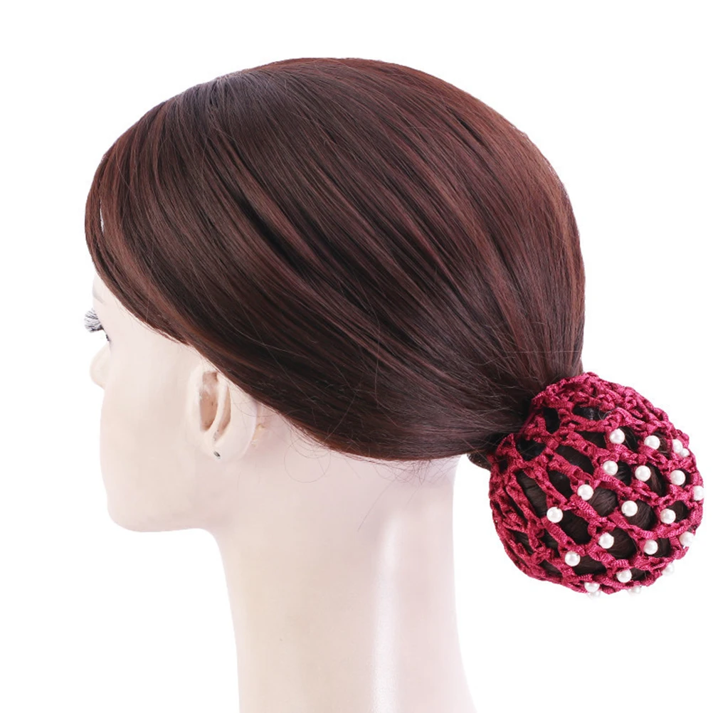 

13pcs Hairnet Women Premium Elastic Bun Fix Crochet Mesh Net Salon Formal Hairstyle Accessories Professional Decor