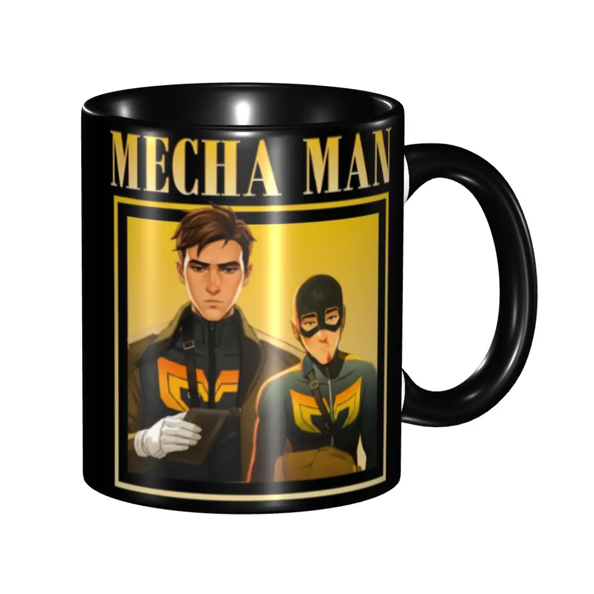Mecha Man Robert Dispatch Game Mecha Man Robert Dispatch Game Merch Coffee Mug Cute Cup Gifts