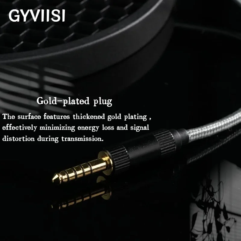 GVS-25 High-Conductivity OFC HiFi Upgrade Cable, Gold-Plated Plug, 3.5/4.4mm for Hifiman Arya/HE1000se/HE6se/ANANDA NANO/SUNDARA image 3