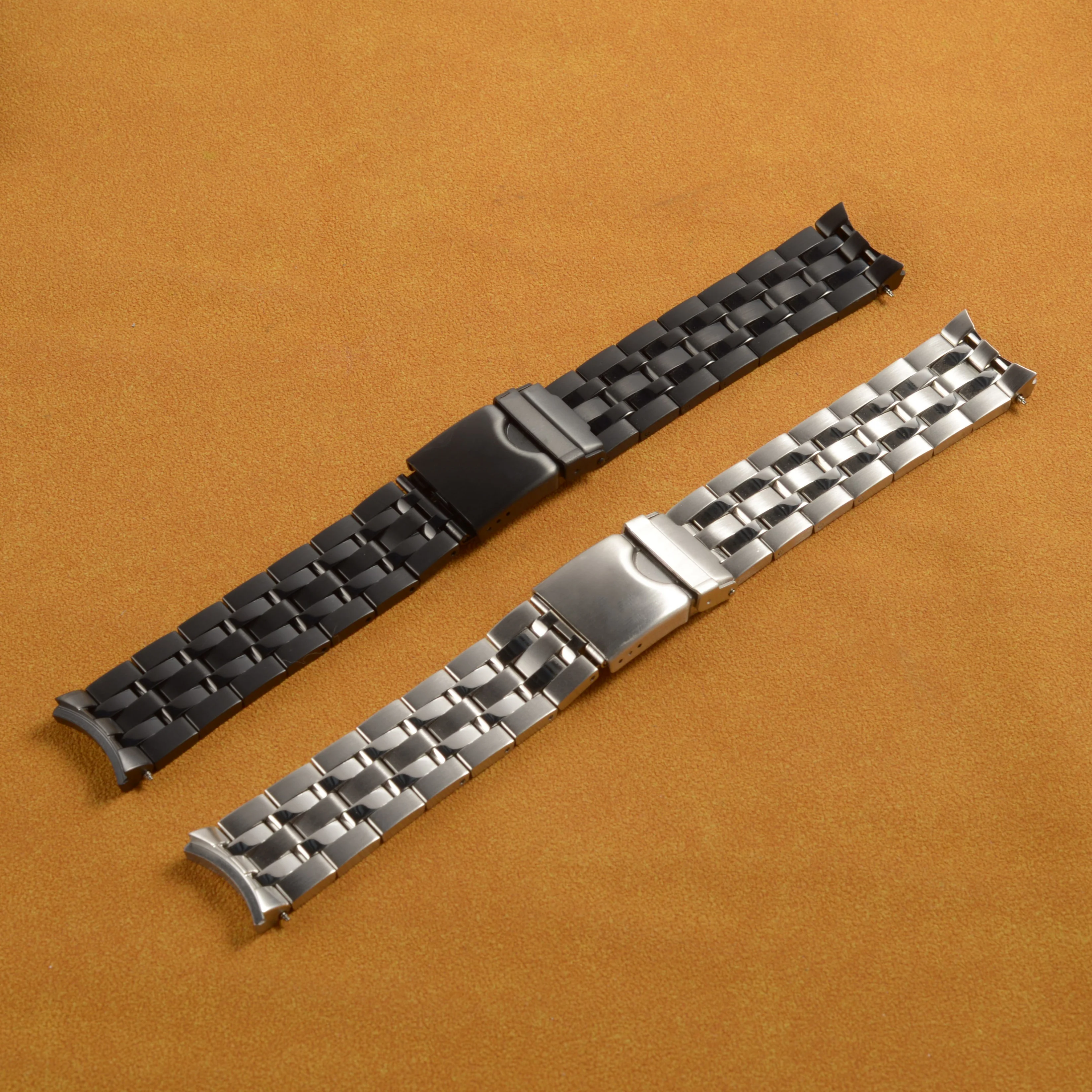 21mm Top Quality Stainless Steel Solid Watchband For Tissot Strap Seastar T120407 T055427A Bracelets Silver Black Watch Strap