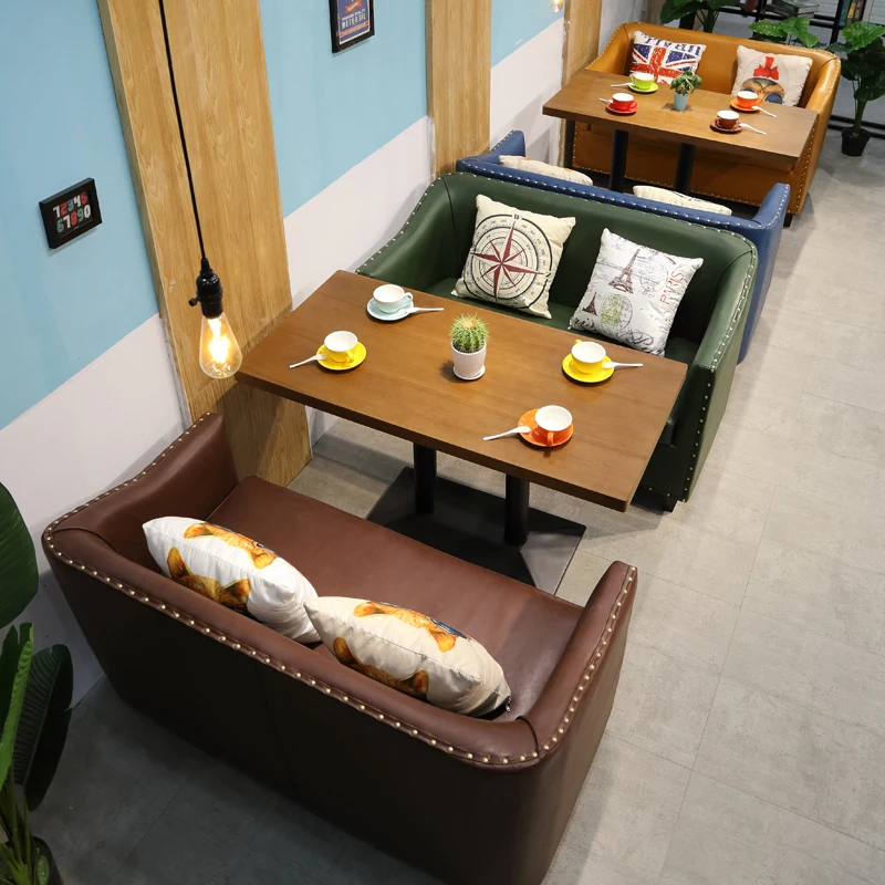 

Nordic cafe tables and chairs, cold drink dessert shop sofa tables and chairs reception room