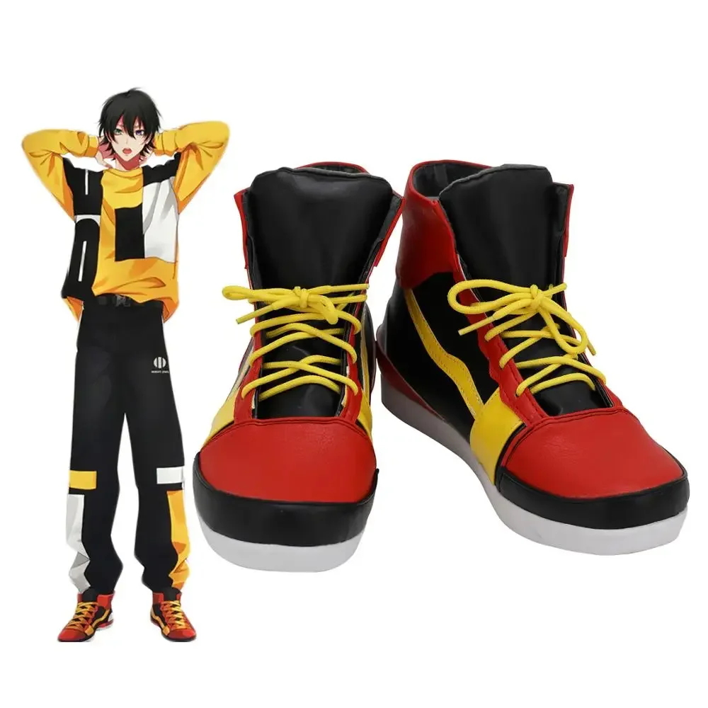 

Hypnosis Mic Division Rap Battle Saburo Yamada Cosplay Boots Red Shoes Custom Made Any Size