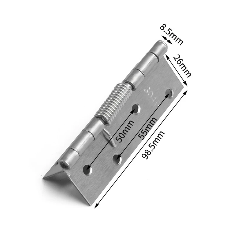 Stainless Steel Spring Hinges, Self Closing Automatic Door Closing Hinges, Folding Folding Doors, Folding Flat Leaf Hinges