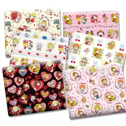 Cartoon DIY handmade sewing patchwork quilting baby dress home sheet 140cm printed sewing kids fabric