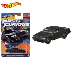 Original Hot Wheels Car 1/64 Diecast Fast and Furious HW Decades of Fast Buick Grand National Vehicle Model Toys for Boys Gift