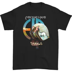 Camiseta Vintage Emerson Lake, camisa negra Unisex Tarkus, S a 5XL, 1F744, hombre