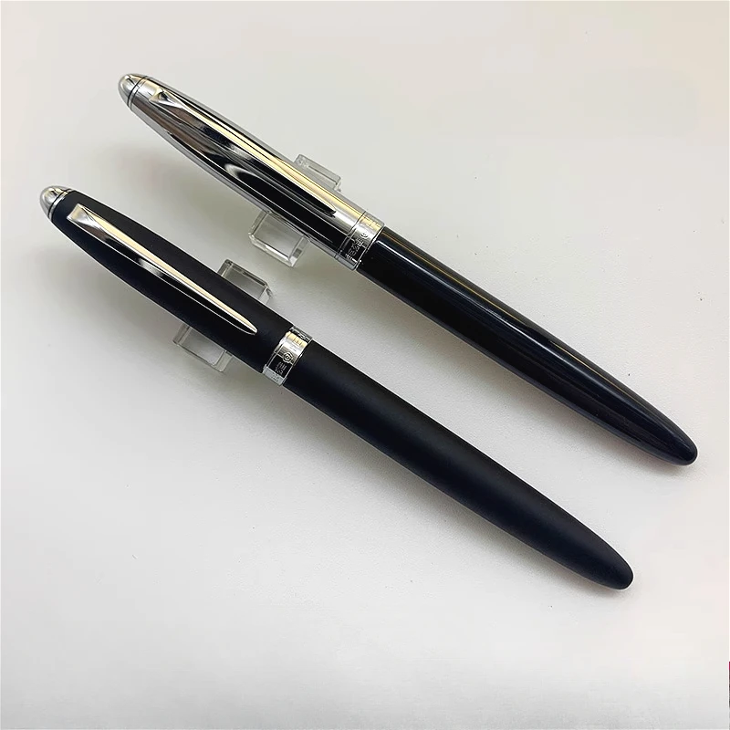 

JUNLAI Hero Fountain Pen Iridium Gold F 0.5mm Nib,Black Colors with Clip School Student Writing Ink Pen Travel Calligraphy Pen