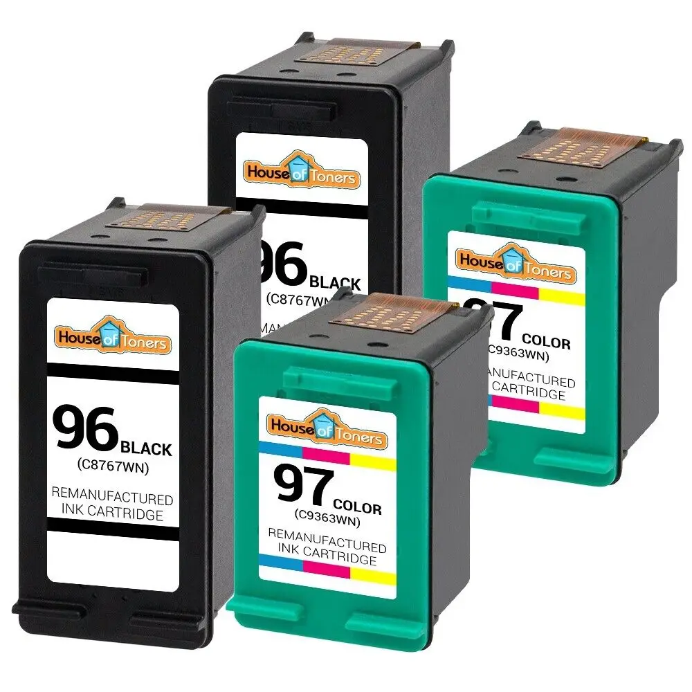 

4pk for HP 96 97 Ink For Deskjet 6520xi 6540 6540dt 6540xi