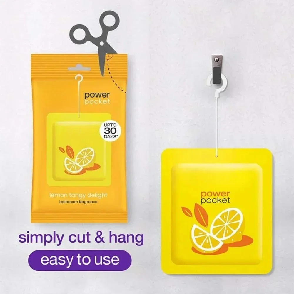 Home Air Freshener Pouch 6 Scents Hanging Ornament for Home and Vehicle No Battery Needed