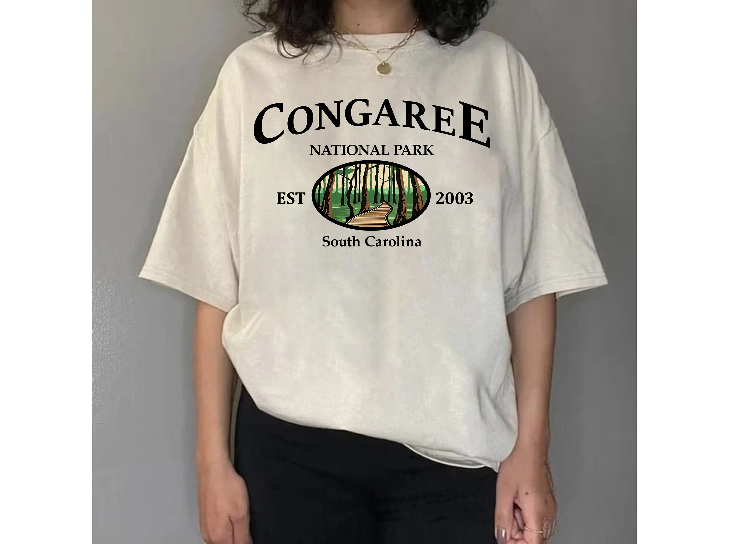 Congaree T Shirt Vintage Crewneck SweaT Trendy