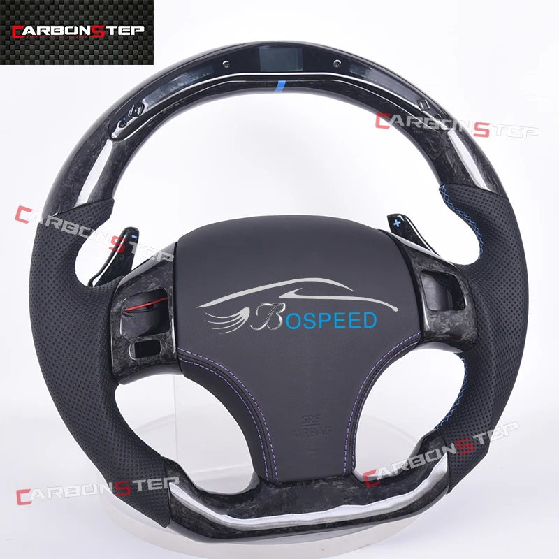 

For Lexus IS250 IS350 F RCF ISF GS350 RX350 ES350 ASH LX570 IS300 GX460 Heated Forged Carbon Fiber Led Steering Wheel Custom