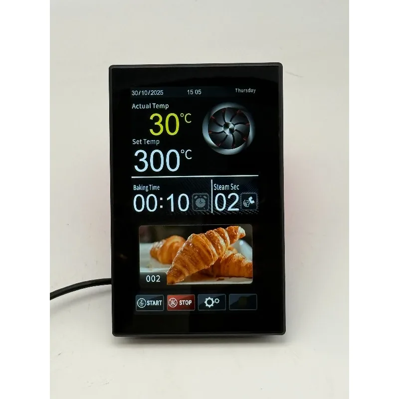 MK6L07 Convection Oven Touch Screen Temperature Controller LCD Thermostat for Oven