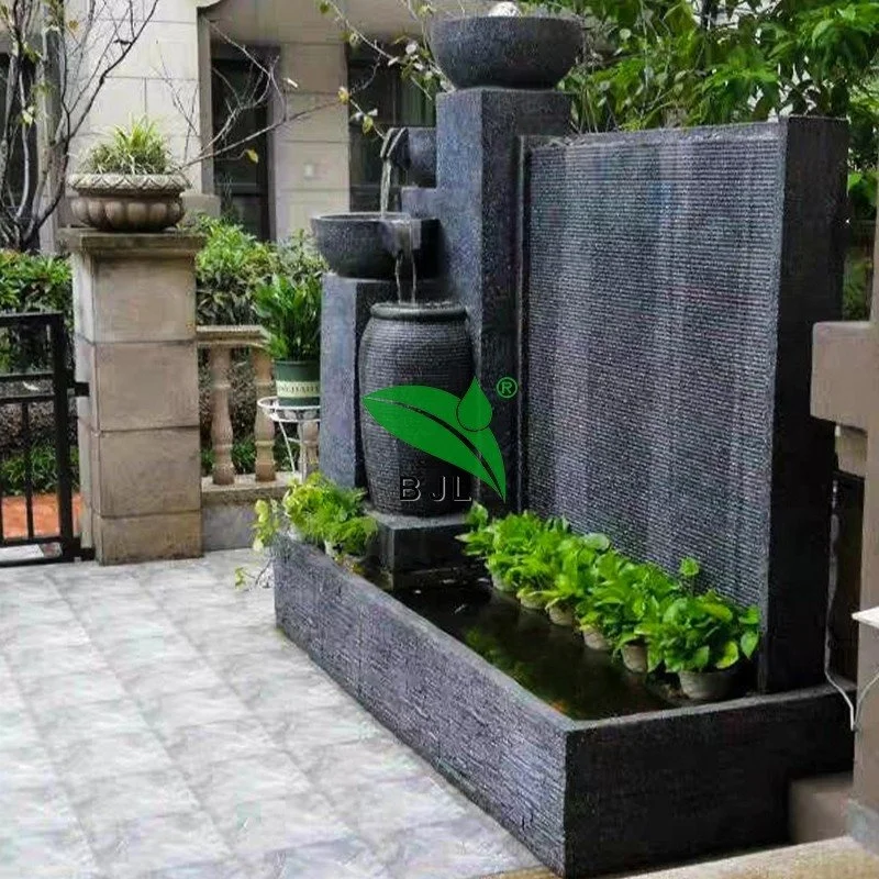 custom.Hot Selling Outdoor Garden Decoration Feature Wall Fountain