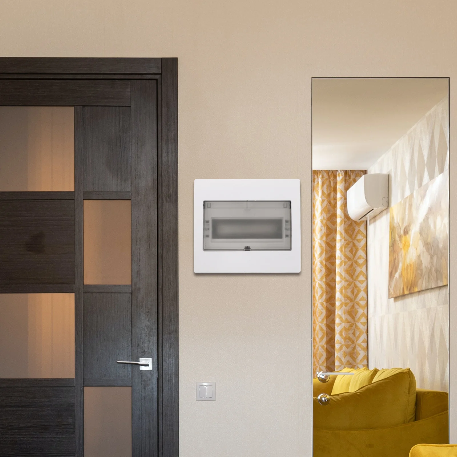 

Распределительная коробка электропитания Маленькая выключательная коробка для кемпера и ремонта дома Управление схемой Водонепроницаемый В помещении На открытом воздухе