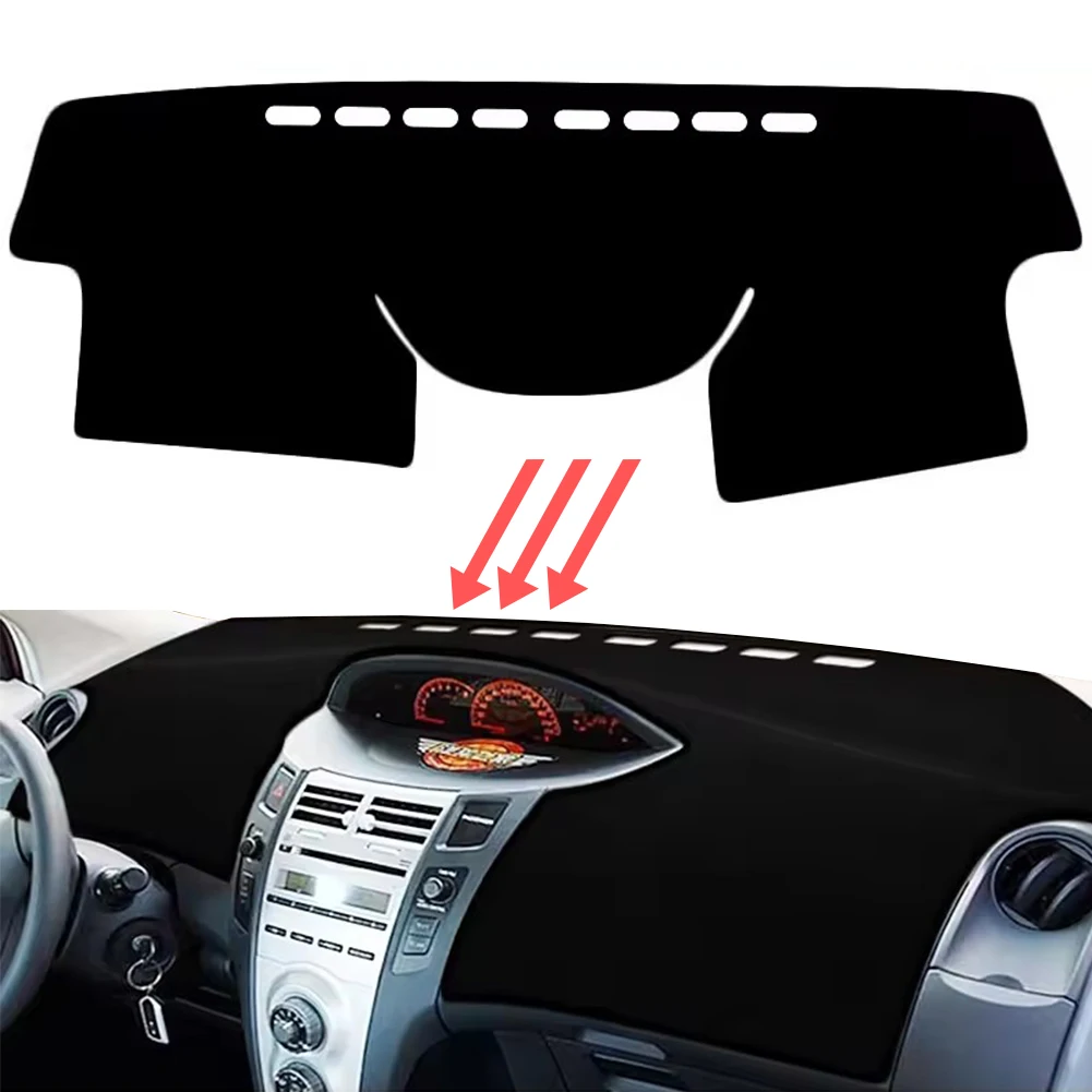 

for Toyota Vitz Yaris Daihatsu Charade Hatchback XP90 2005–2011 Car Dashboard Mat Sunshade Protective Carpet Dash Pad Dashmat