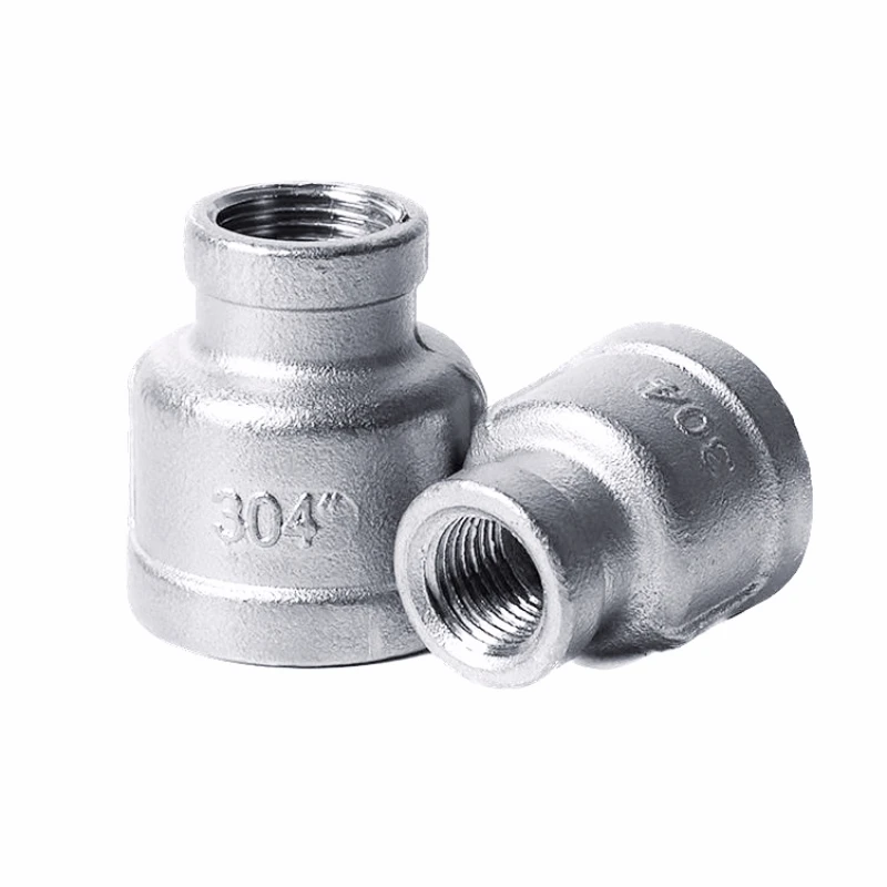 

1/8" 1/4" 3/8" 1/2" 3/4" 1" 1-1/4" 1-1/2" BSP female to female Thread Reducer 304 Stainless Steel Pipe Fitting Connector Adpater