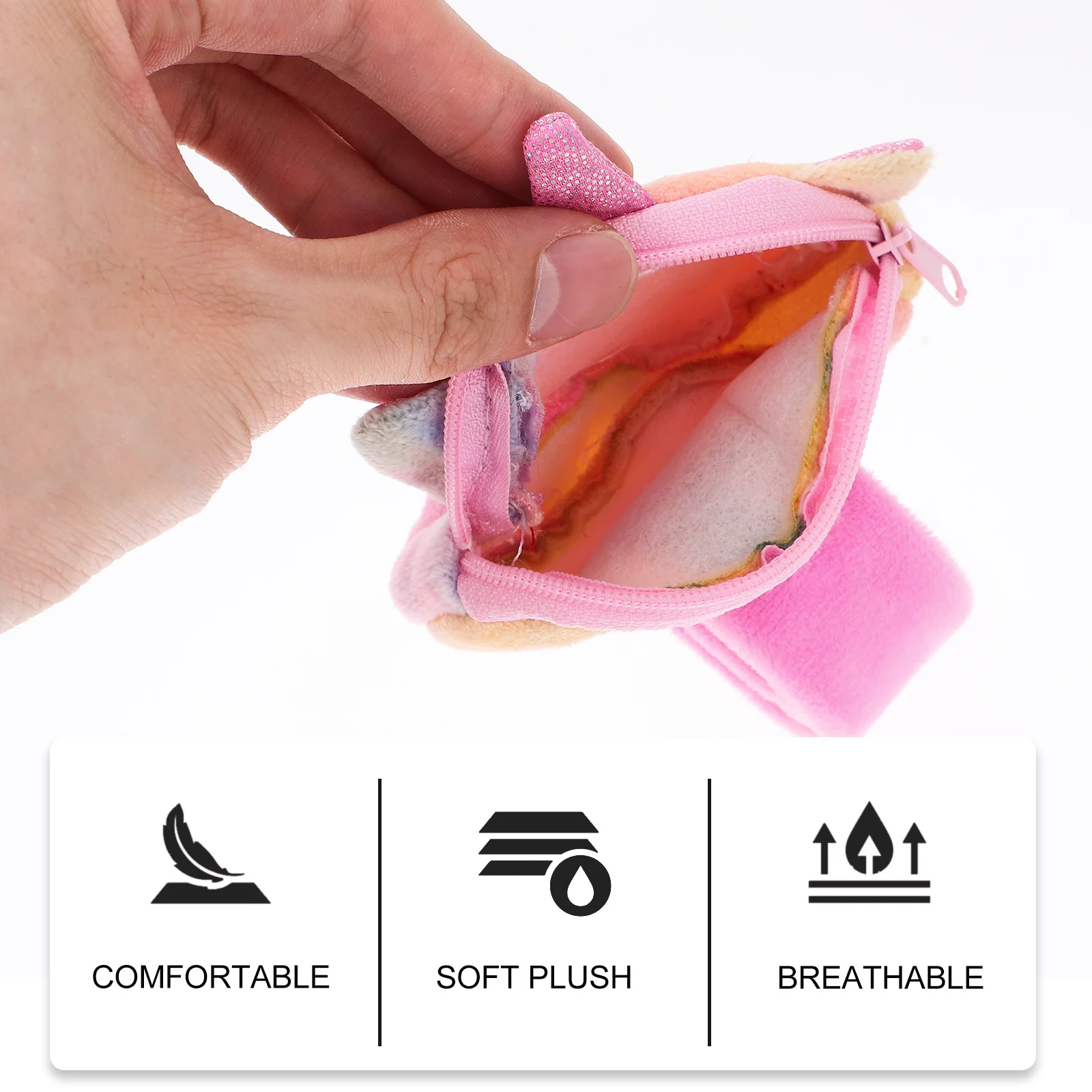 

2Pcs Unicorn Slap Bracelets Light Weight Easy Wear Kids Party Favors Smooth Wristbands Slap Wrist Bracelets Kids Wrist Toy