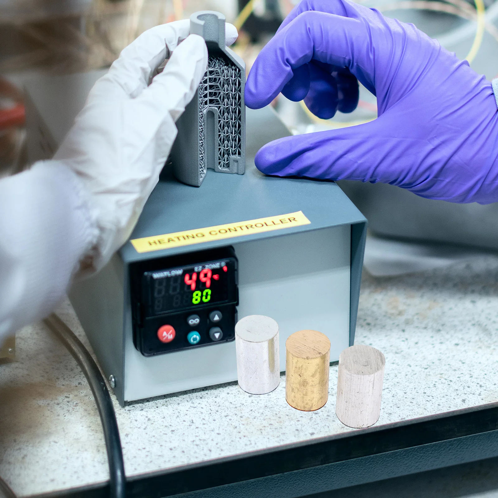 

1 set Physics Density Set 32x20mm Copper Iron Aluminum Cylinders Engraved Metal Kit for Science Lab Teaching Aid