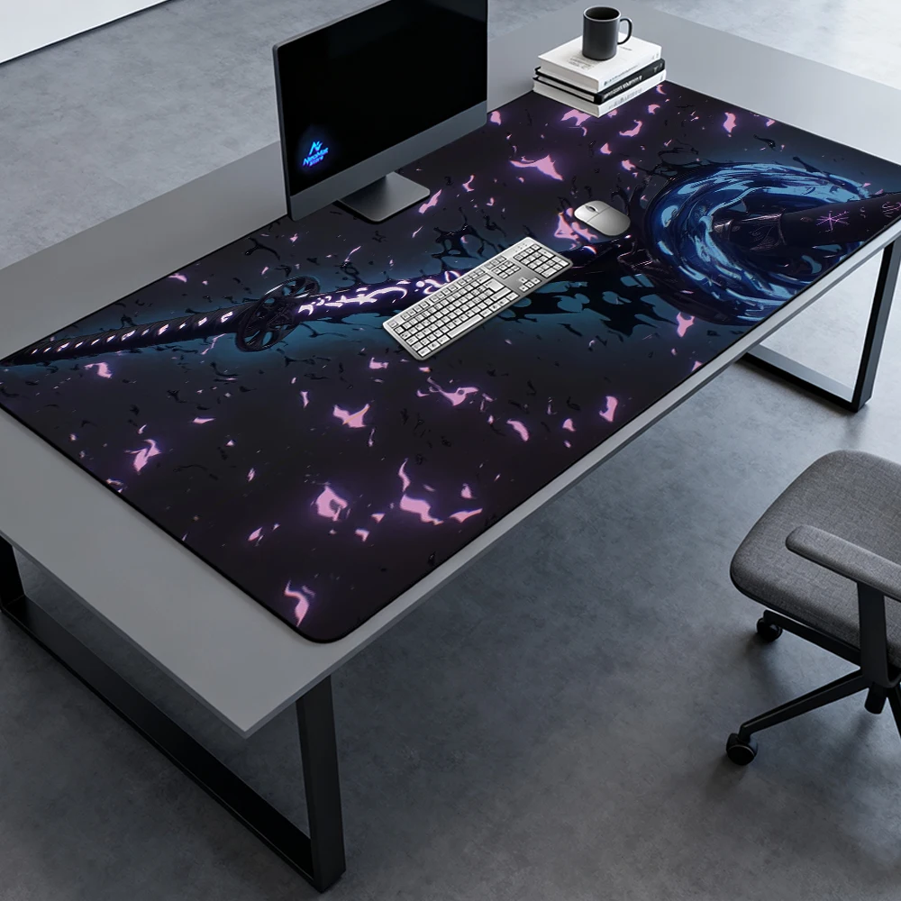 Japanese Dark Mouse Pad 1400x600mm Extra Large Rubber Mat Nonslip Desk Office 120x60cm Mousepad Gamer Gaming Mats Mousepads