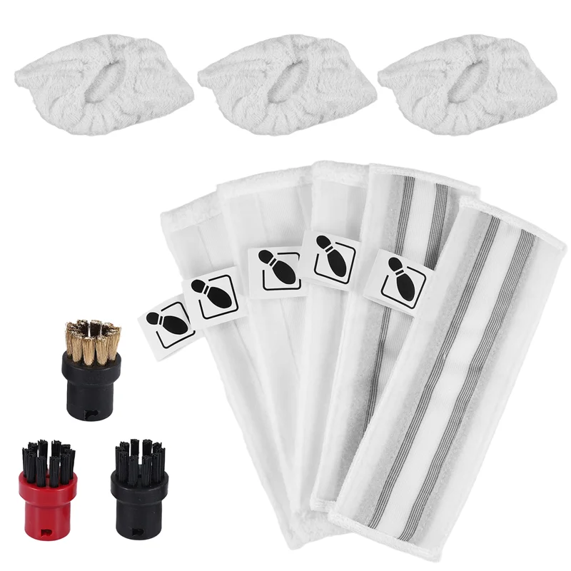 

Высококачественные аксессуары для пароочистителя Karcher Easyfix SC2 SC3 SC4 SC5, дворники, насадки для пола, тряпки, швабра, круглые щетки, запасные части