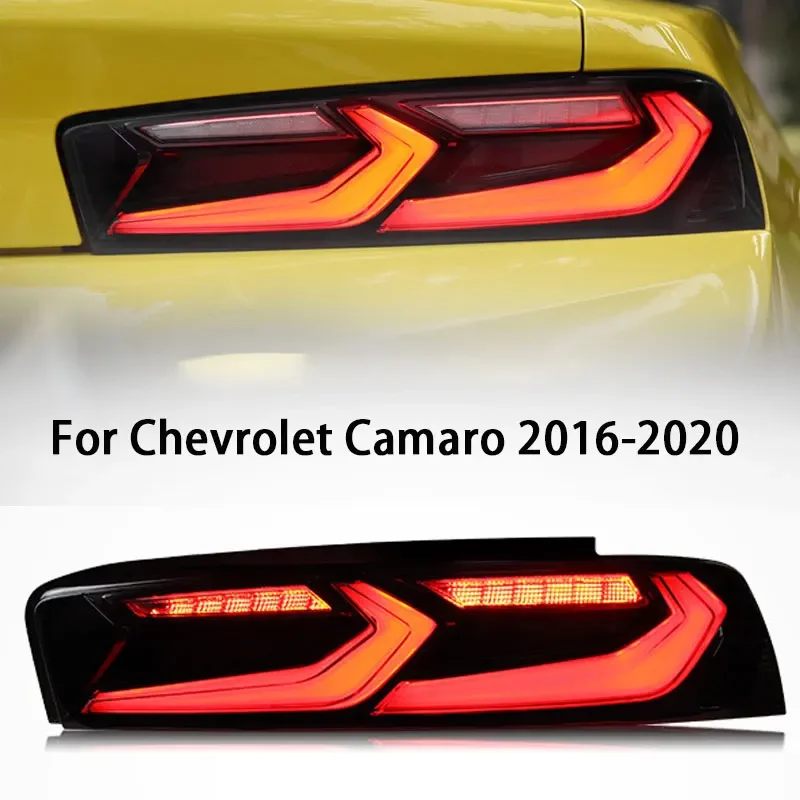 

Автомобильный задний фонарь для Chevrolet Camaro, светодиодный задний фонарь 2016-2020, Camaro, задний противотуманный тормозной сигнал поворота, автомобильные аксессуары