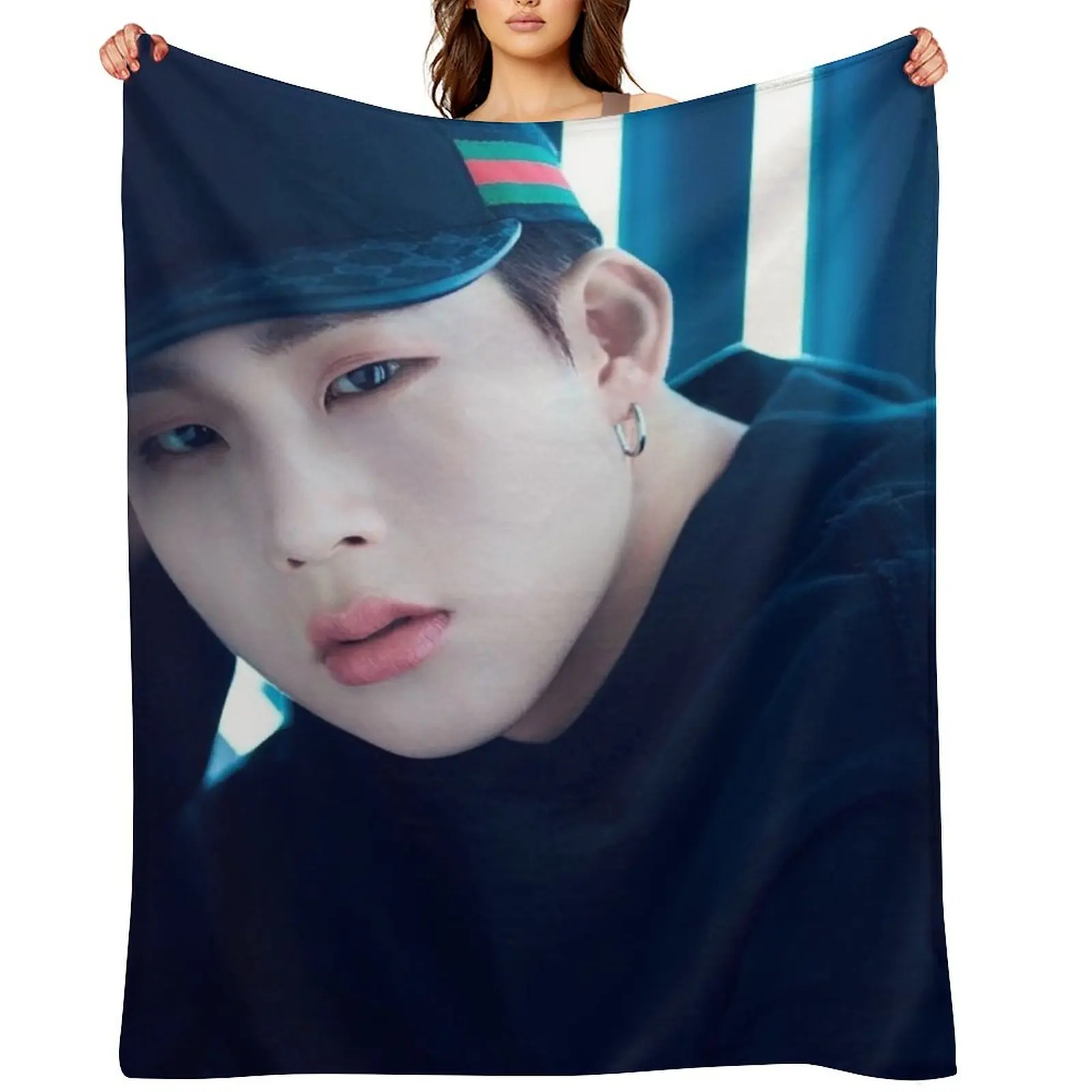 

Jooheon Throw Blanket Blankets Sofas Of Decoration Beach Sleeping Bag Blankets