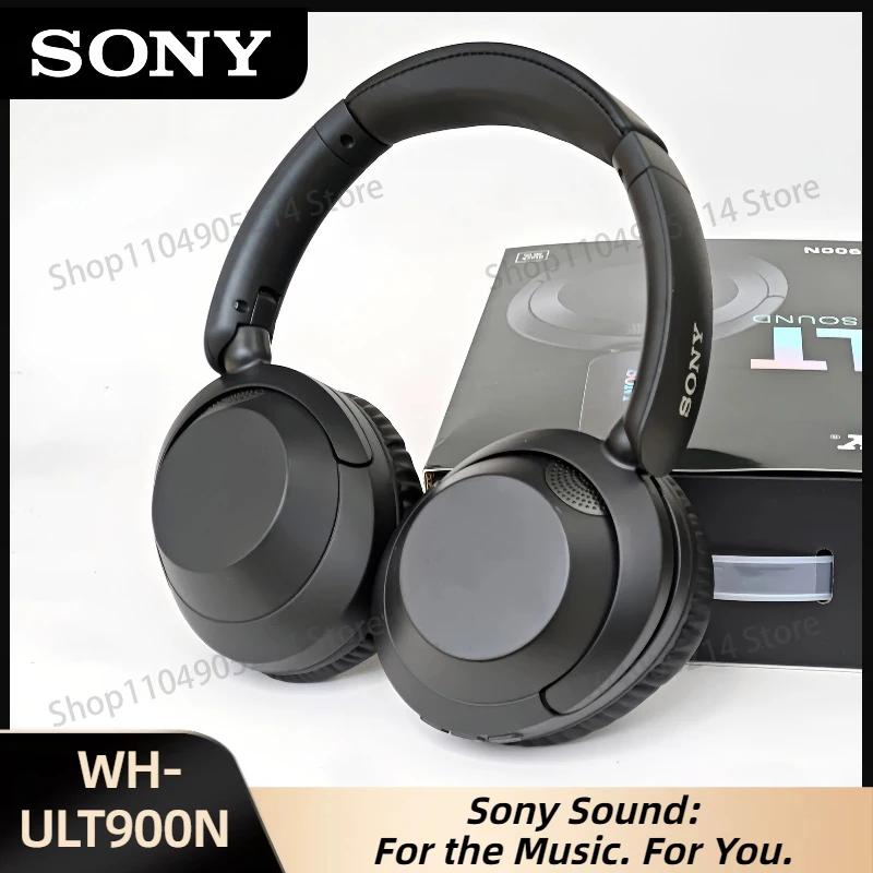Casque sans fil Sony WH-ULT900N � r�duction de bruit avec Alexa int�gr�, design confortable, basses puissantes