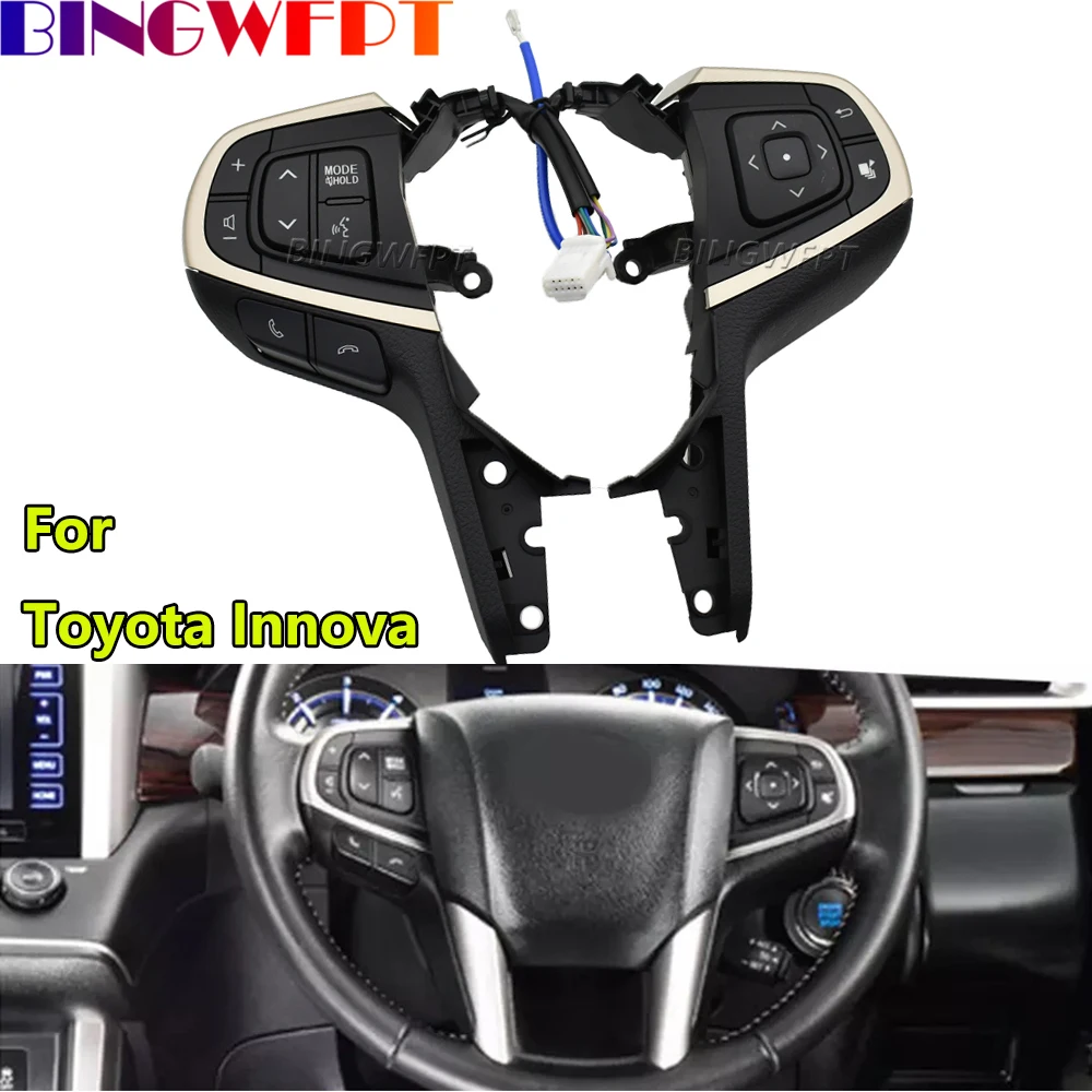 

84250-0K080 For Toyota Innova 2016-2021 Car High-quality Steering Wheel Volume Telephone Cruise Control Button Switch With Wire