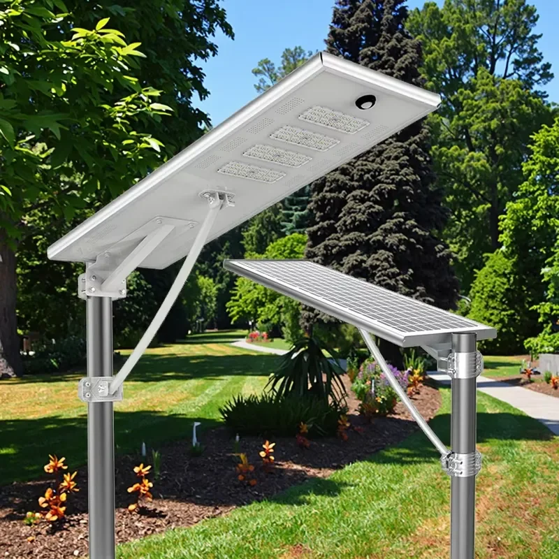 Professional Solar Street Light IP68 Rated 3.2V 60W-150W All-In-One LED Controller Aluminum Alloy Body