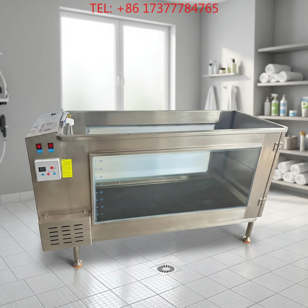 Transparent ation Dog Water Treadmill With Circulating Water For Pet Clinic Weight Loss Physiotherapy Training