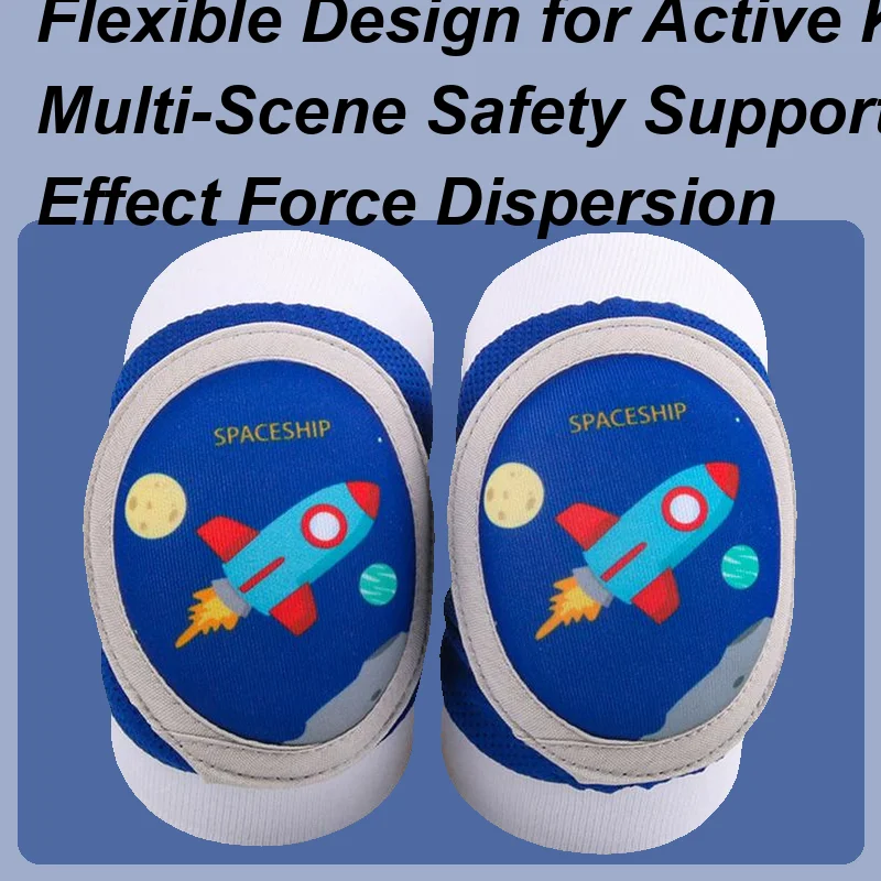 

Toddler Elbow Pads Sleeve Knee Pads For Kids Skin-Friendly Safety Equipment For Cycling Scooters Crawling Riding Skating Biking