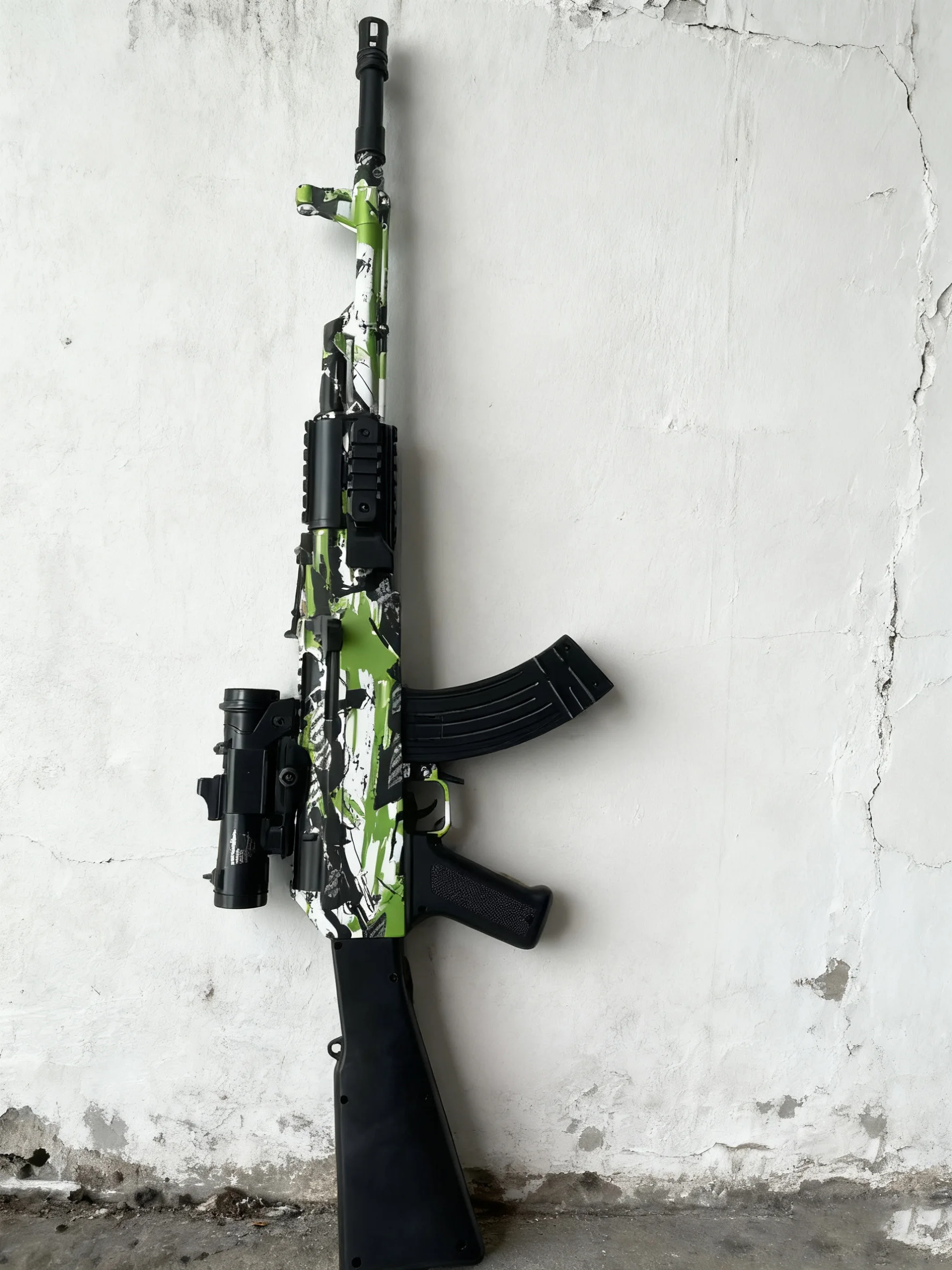 بندقية قناص جل AK47 - نطاق فائق 32 مترًا، مسدس كرة جل كهربائي تلقائي كامل للبالغين، ألعاب الرماية في الهواء الطلق