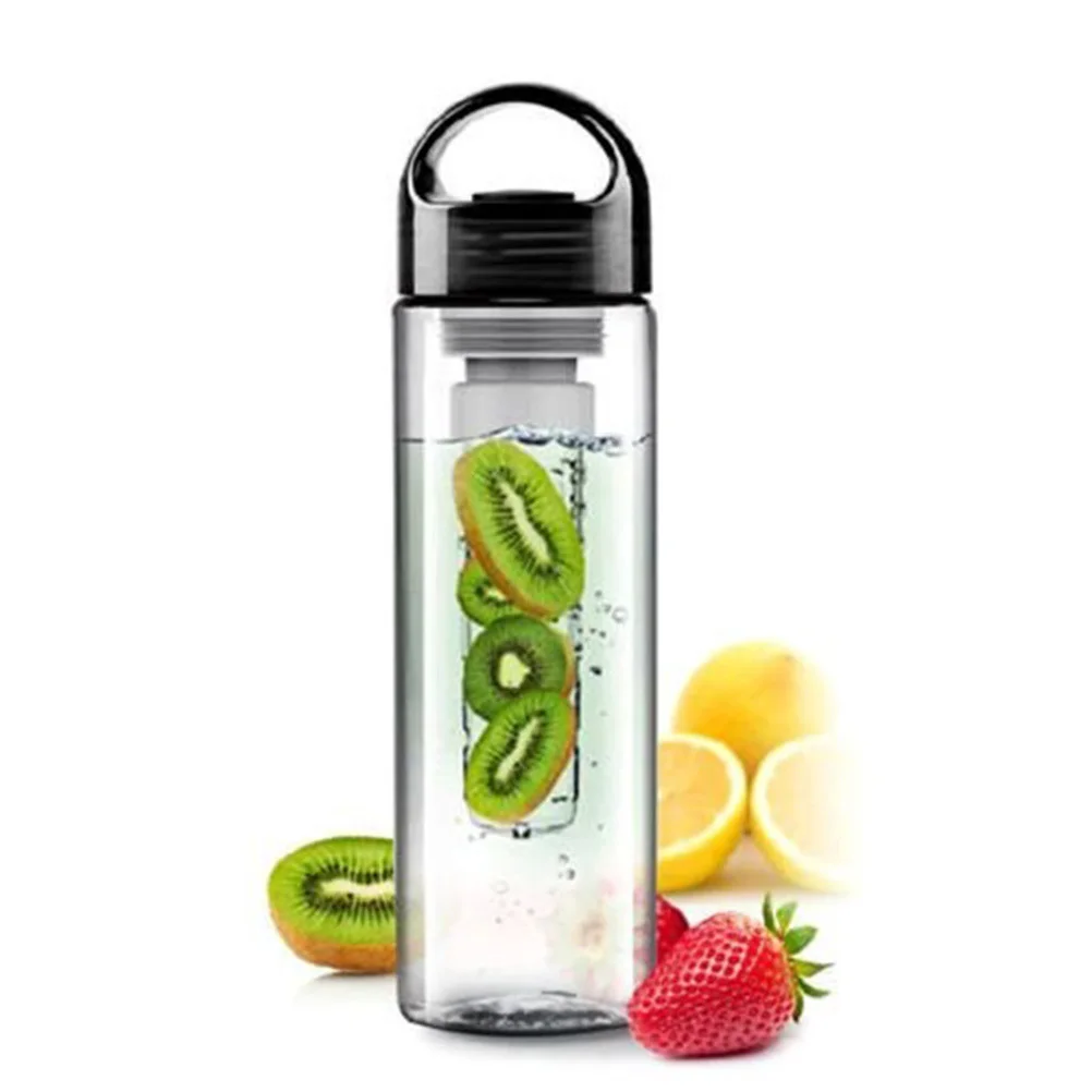 

750Ml Lemon Infuser Water Bottle Plastic Leakproof Sports Drinking Cup Portable For Travel Outdoor Fruit Juice Container