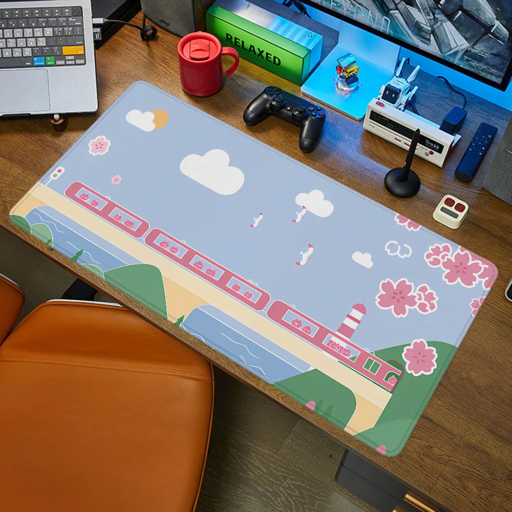 Dating Gaming Mats Xxl Mouse Pad Gamer Mousepad Anime Pc Setup Accessories Computer Table Desk Mat Large Office Mause Pads Mice